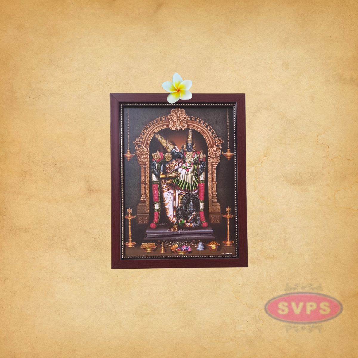 Sri Bhuvaraha Perumal With Maha Lakshmi Photo Frame – Sri Vignesh Store