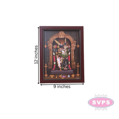 Sri Bhuvaraha Perumal With Maha Lakshmi Photo Frame