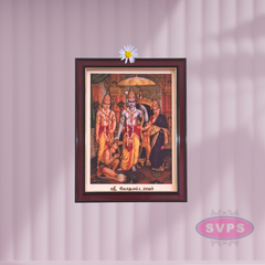 Sri Kothanda Ram Parivar Antique Photo frame