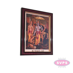 Sri Kothanda Ram Parivar Antique Photo frame