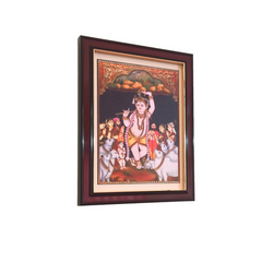 Sri Krishna holding Govardhana Malai Photo Frame