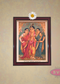Sri Krishna with Ruckmani and Sathya Bhama Photo Frame