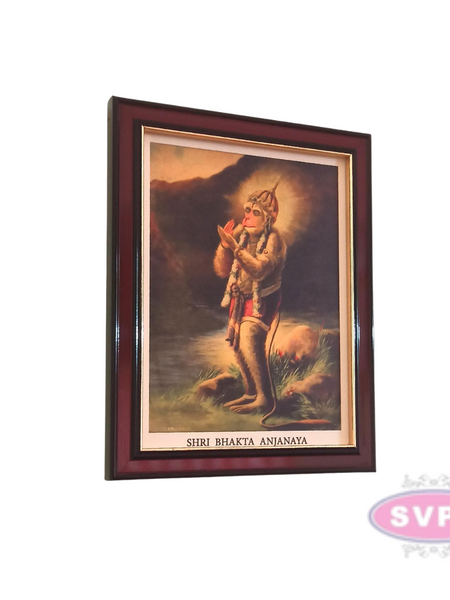 Sri Ram Bhaktha Hanuman Antique Photo Frame