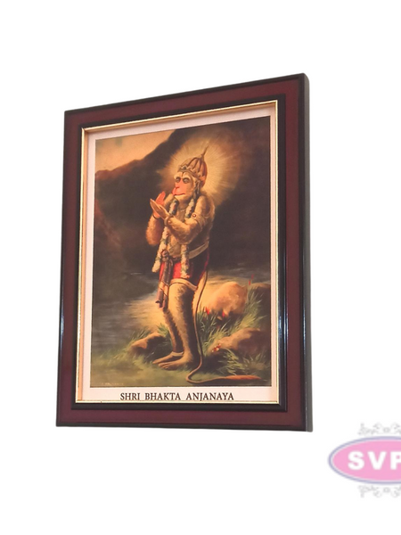 Sri Ram Bhaktha Hanuman Antique Photo Frame