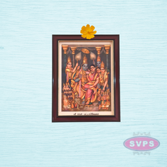 Sri Ramar Pattabishekam Antique Photo frame