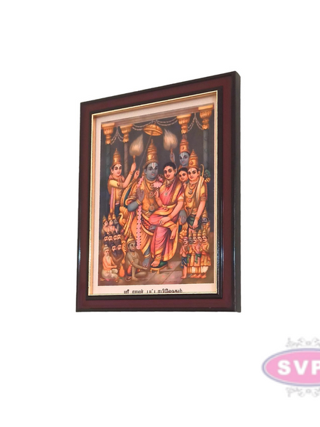 Sri Ramar Pattabishekam Antique Photo frame