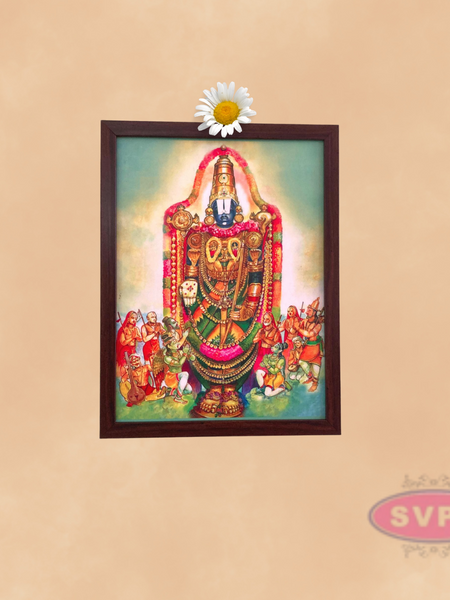Sri Venkateshwara Perumal Antique Photo Frame