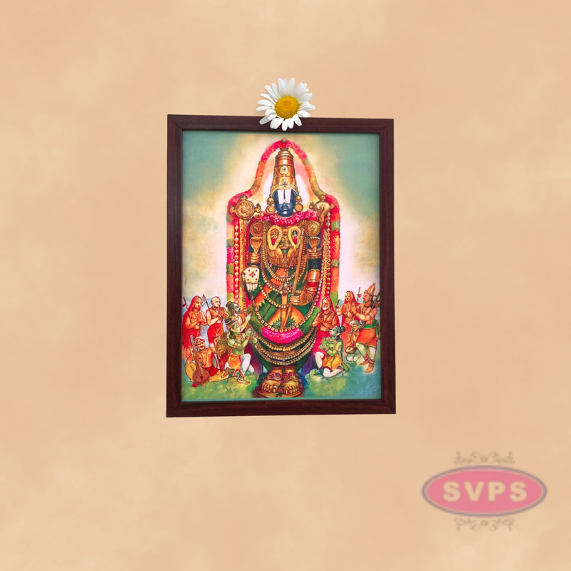 Sri Venkateshwara Perumal Antique Photo Frame
