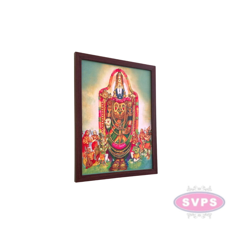 Sri Venkateshwara Perumal Antique Photo Frame