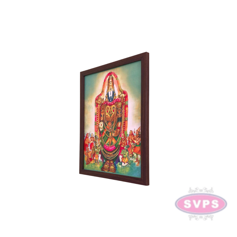 Sri Venkateshwara Perumal Antique Photo Frame