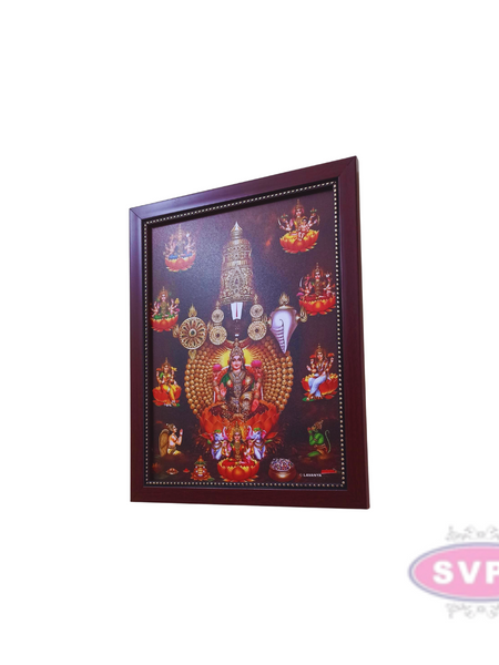 Sri Venkateshwara Perumal With Ashtalakshmi Photo Frame