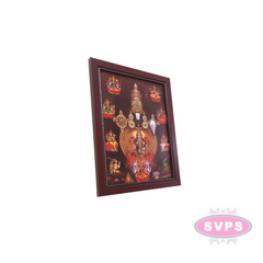 Sri Venkateshwara Perumal With Ashtalakshmi Photo Frame