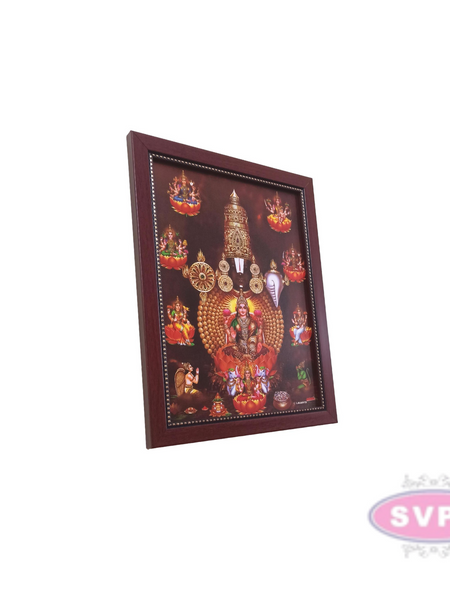 Sri Venkateshwara Perumal With Ashtalakshmi Photo Frame
