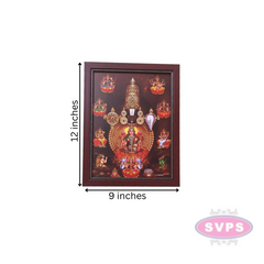 Sri Venkateshwara Perumal With Ashtalakshmi Photo Frame