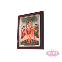 Sri Venugopala Swami With Ruckmani and  Bhama Photo Frame