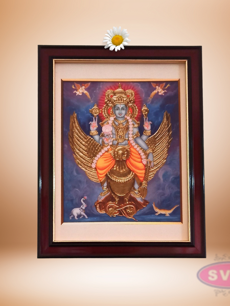 Sri Vishnu Gajendra Moksha Garuda Sevai Photo frame