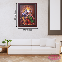 Sri Lakshmi Narayan Photo Frame