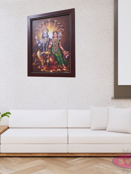 Sri Lakshmi Narayan Photo Frame