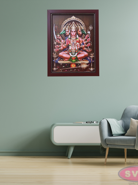 Sri Panchamukhi Hanuman Photo Frame