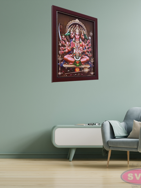 Sri Panchamukhi Hanuman Photo Frame
