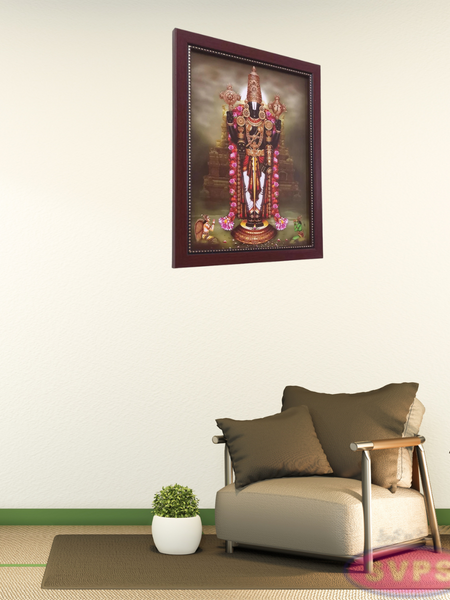 Srinivasa Perumal With Garudan And Hanuman Photo Frame