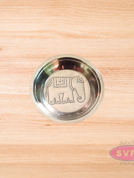 Stainless Steel Elephant Design Kolam Plate