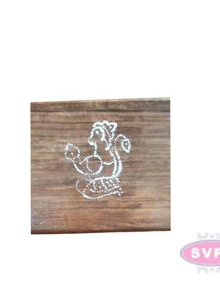 Stainless Steel Hanuman Design Kolam Plate / Stencil Kit
