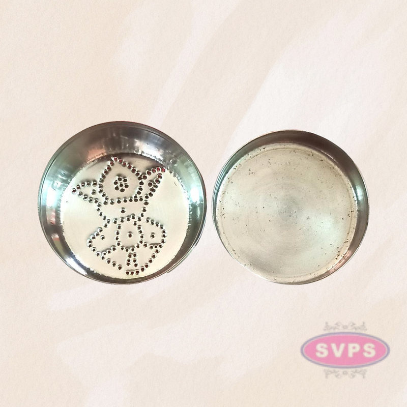 Stainless Steel Kalasam Design Kolam Box