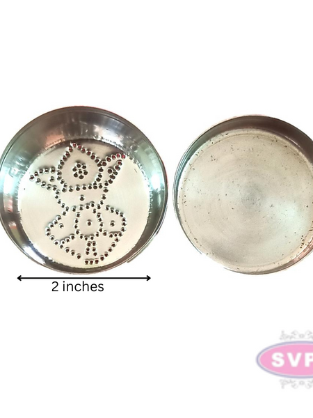 Stainless Steel Kalasam Design Kolam Box