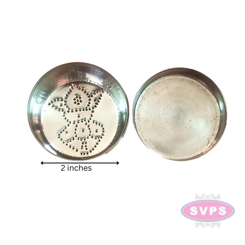 Stainless Steel Kalasam Design Kolam Box