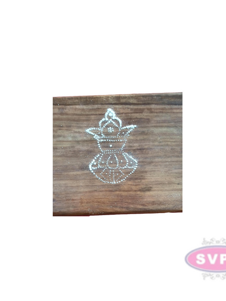 Stainless Steel Kalasam Kolam Plate / Kolam Stencil