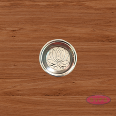 Stainless Steel Kamal / Lotus Design Kolam Plate