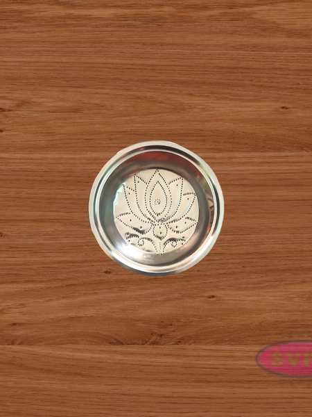 Stainless Steel Kamal / Lotus Design Kolam Plate