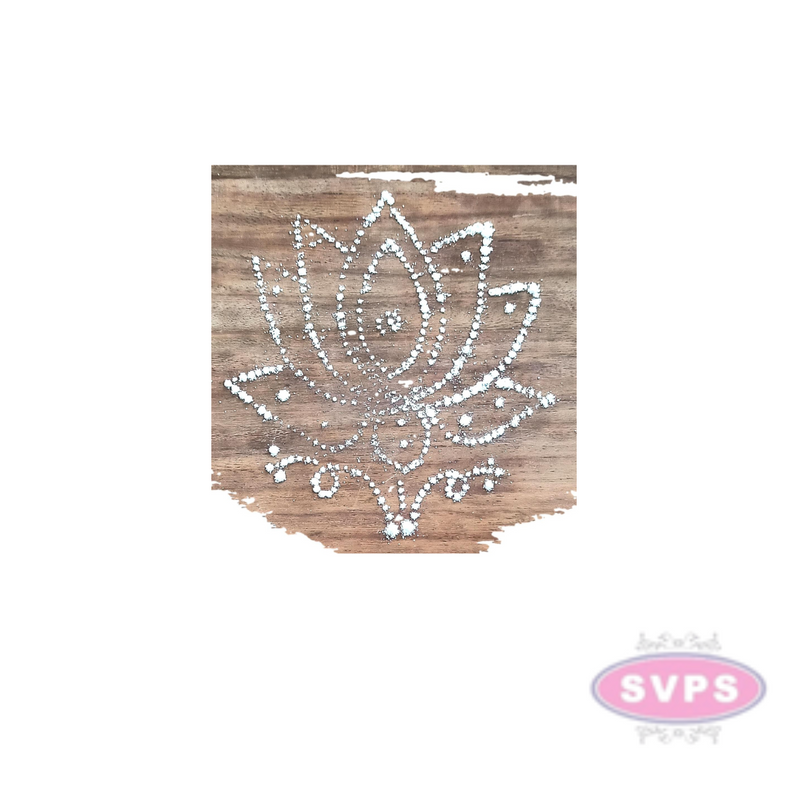 Stainless Steel Kamal / Lotus Design Kolam Plate