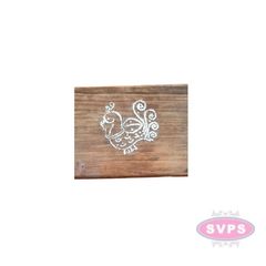 Stainless Steel Peacock Design Kolam Plate