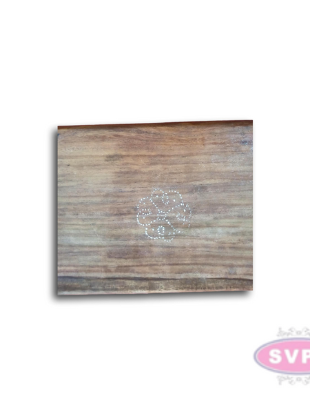 Stainless Steel Rangoli Design Kolam Box