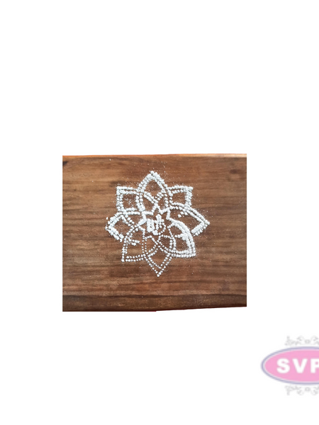 Stainless Steel Rangoli Kolam Design Plate