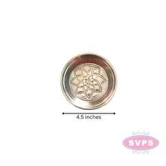 Stainless Steel Rangoli Kolam Design Plate