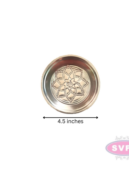 Stainless Steel Rangoli Kolam Design Plate