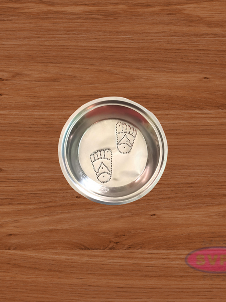 Stainless Steel Sri Krishna Padham Design Kolam Plate