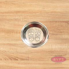 Stainless Steel Sri Vishnu Padham Design Kolam Plate