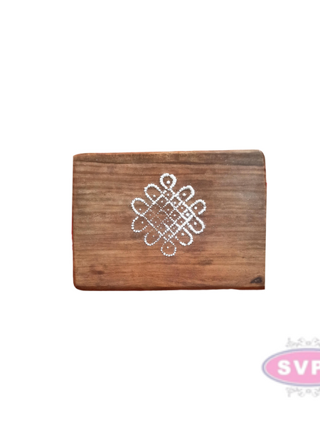 Stainless Steel Traditional Suzhi Kolam Design Kolam Plate