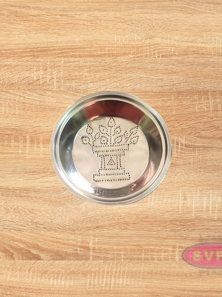 Stainless Steel Tulasi Maadam Kolam Plate