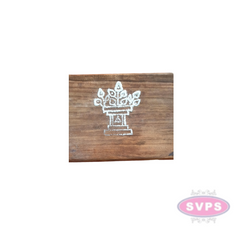 Stainless Steel Tulasi Maadam Kolam Plate