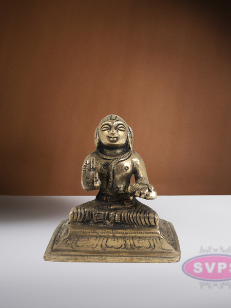 Swami Desikan Brass Antique / 2.5 Inches Statue