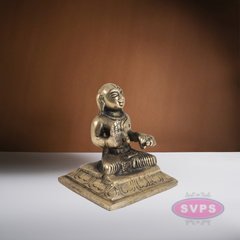 Swami Desikan Brass Antique / 2.5 Inches Statue
