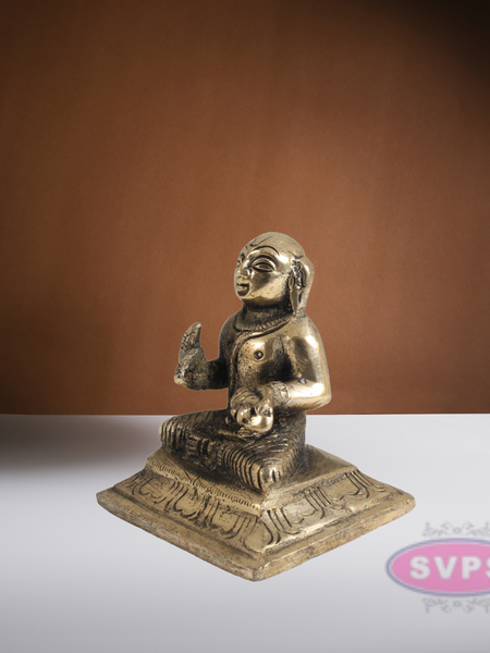 Swami Desikan Brass Antique / 2.5 Inches Statue