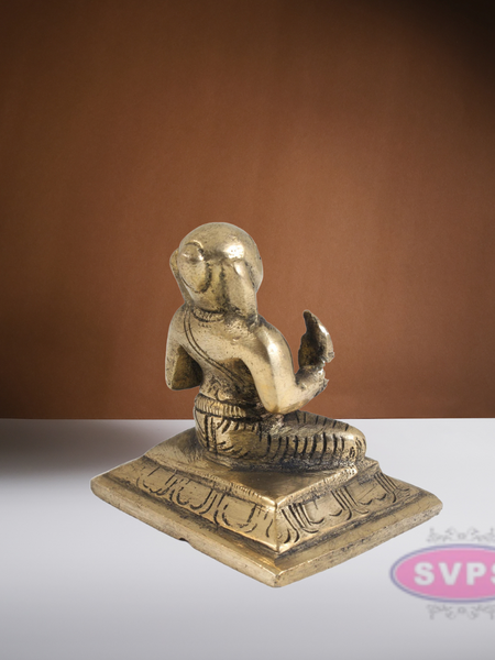 Swami Desikan Brass Antique / 2.5 Inches Statue