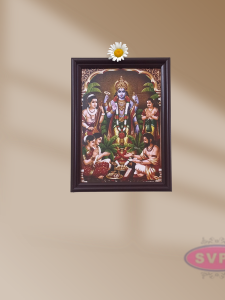 Swami Satyanarayana Photo Frame