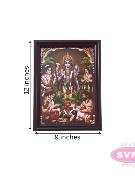 Swami Satyanarayana Photo Frame